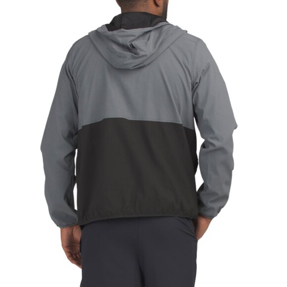 HURLEY Black Color Block Windbreaker - Picture 2 of 2